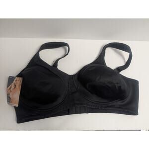 Playtex 18 Hour Wireless Bra 40B Black Style 4804 Full Coverage Comfort NWT